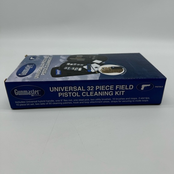 Gunmaster Universal 32 Piece Field Pistol Cleaning Kit New - Picture 5 of 7